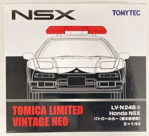 TOMICA LIMITED VINTAGE NEO Honda NSX パトロールカー (栃木県警察) LV-N248a