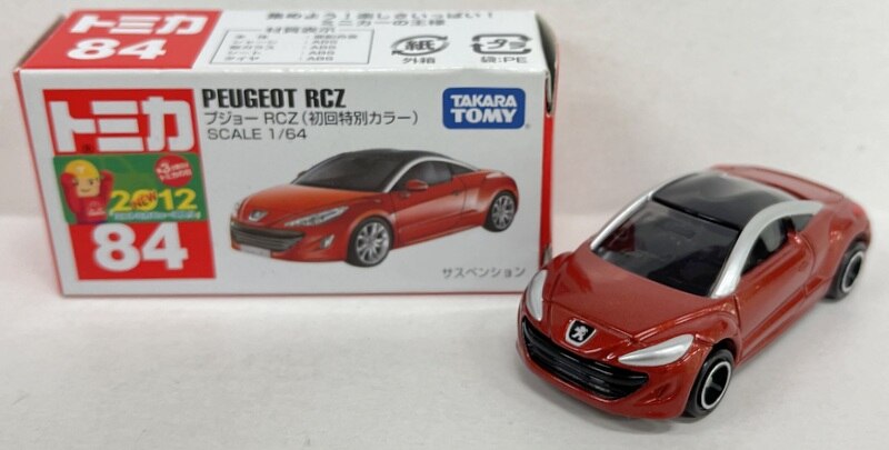 タカラトミー トミカ赤箱ベトナム製 プジョー RCZ (初回特別カラー) 84