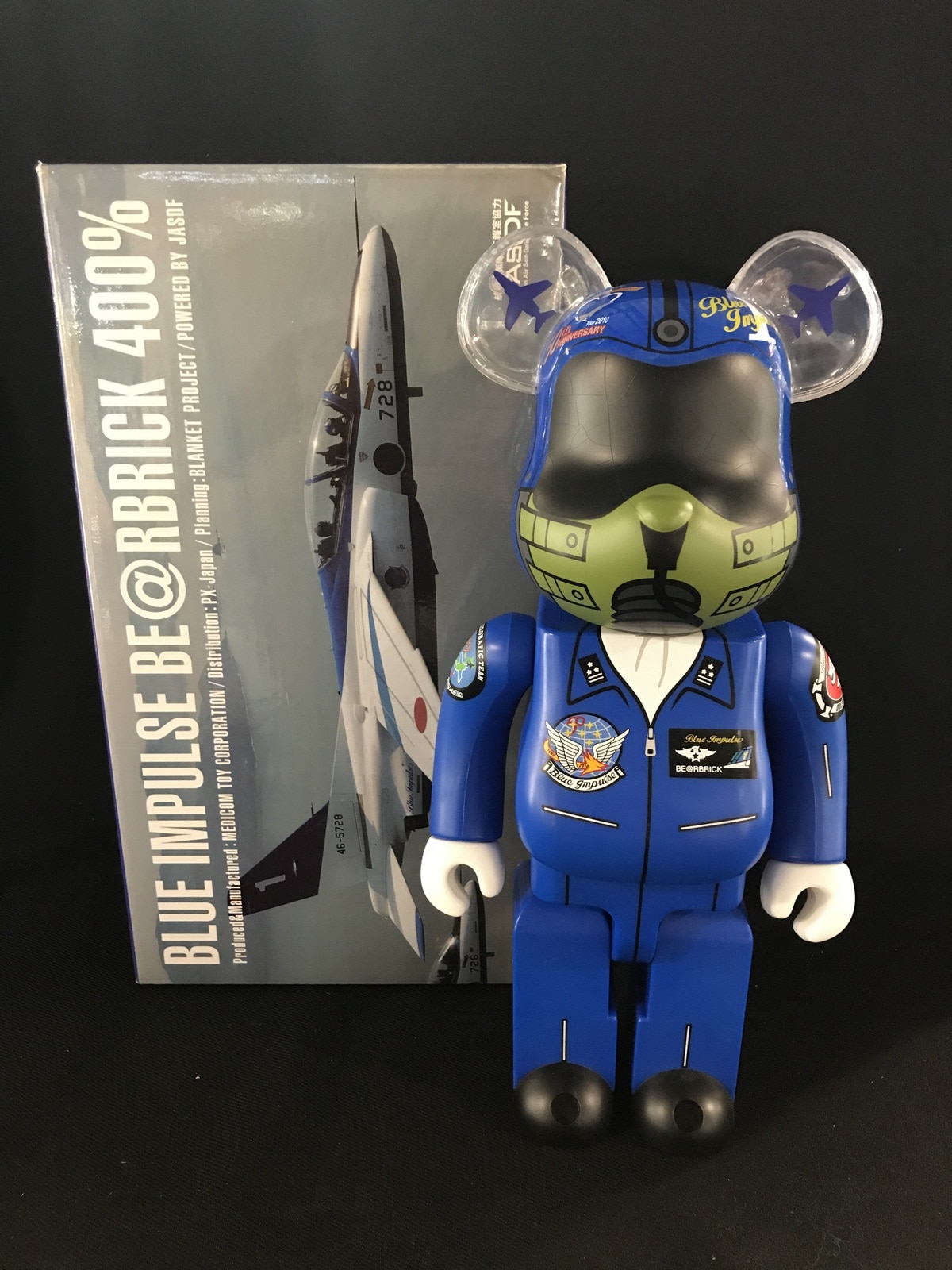 MEDICOMTOY Be@rbrick (Bearbrick) / Air Self-Defense Force Blue