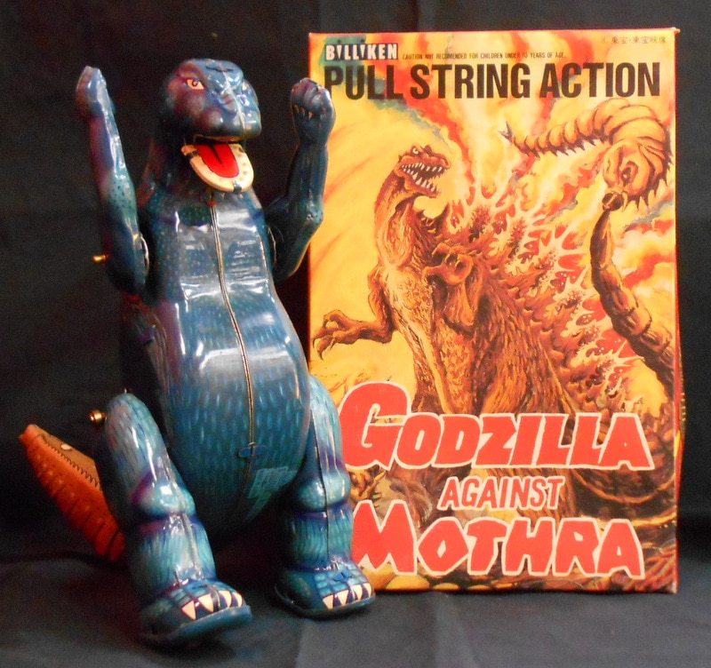 ブリキ ゴジラ GODZILLA AGAINST MOTHRA ビリケン-