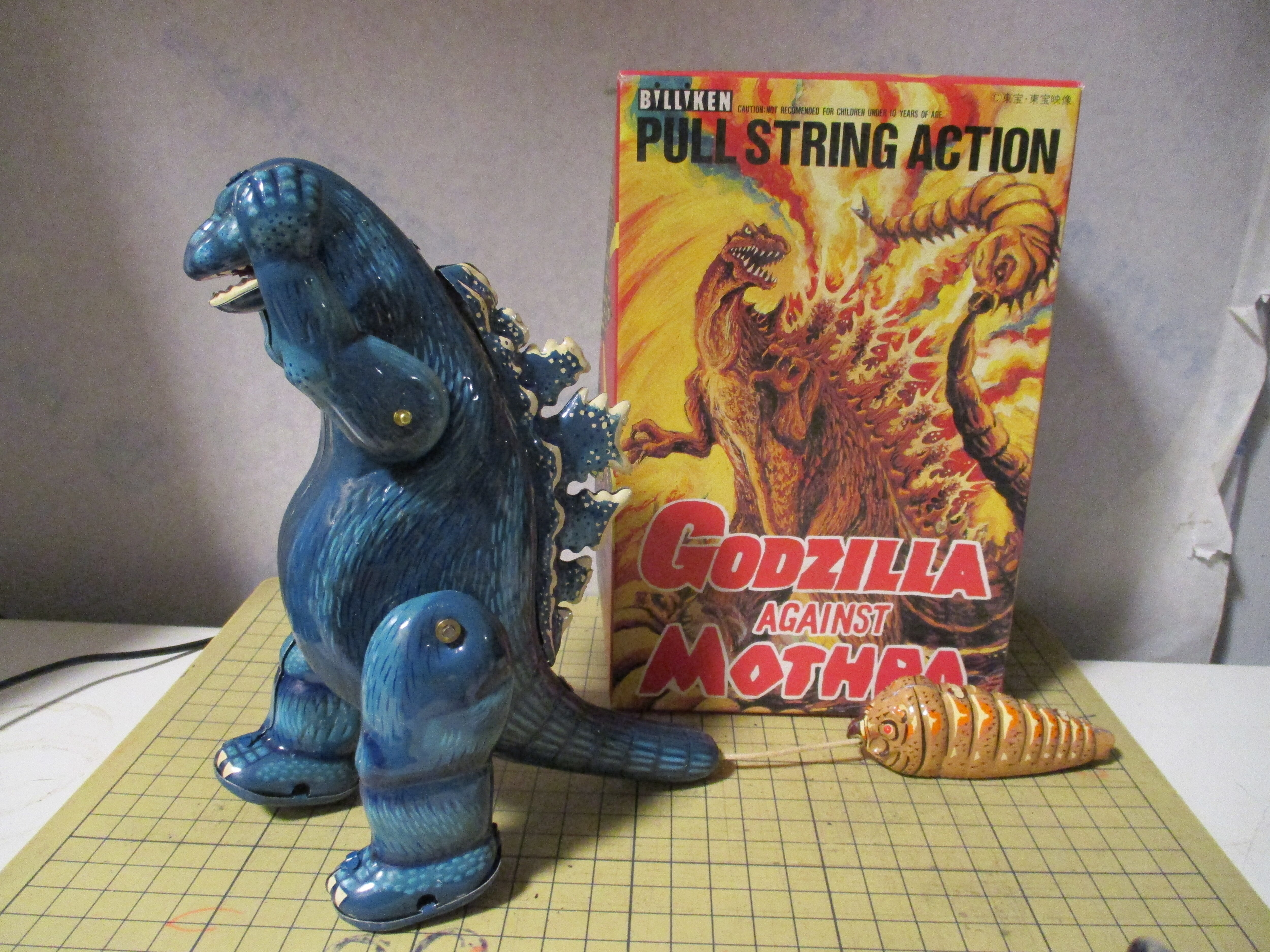 ビタミンカラーのハーモニー ブリキ ゴジラ GODZILLA AGAINST MOTHRA