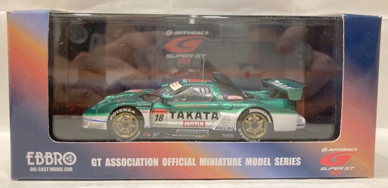 MMP 1/43 EBBRO SUPER GT 2005 TAKATA DOME NSX #18/GREEN 690