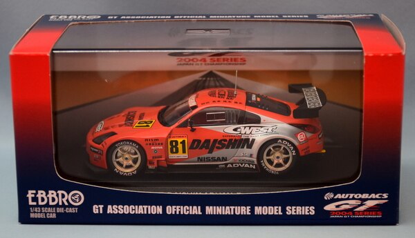 MMP 1/43 EBBRO C-WEST Daishin ADVAN Z JGTC 2004 # 81 ORANGE 