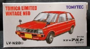 TOMICA LIMITED VINTAGE NEO スズキ アルト Gタイプ(赤) LV-N28c