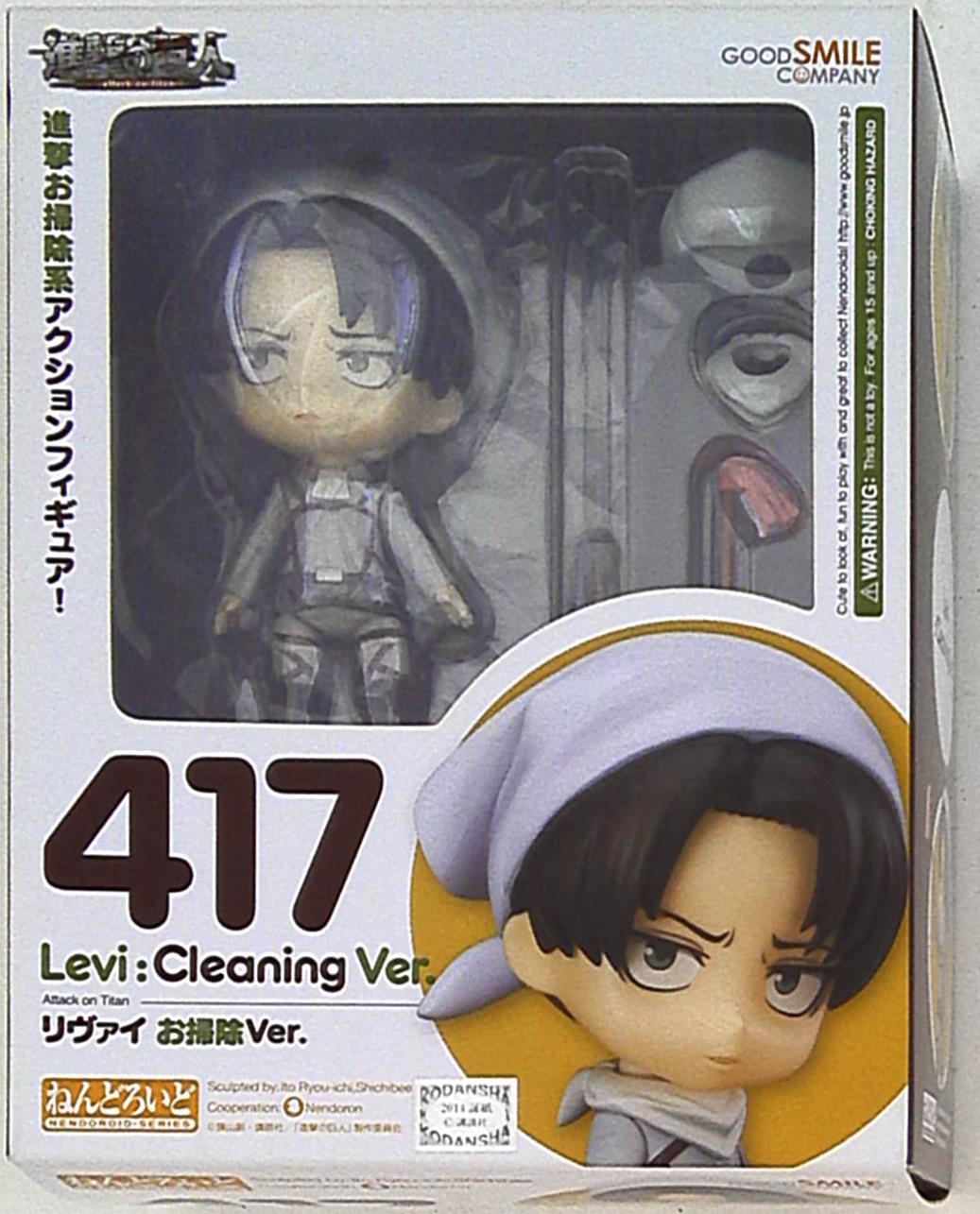 オーダーねんどろいど 進撃の巨人 390リヴァイ、417 掃除リヴァイ まとめ売り コミック・アニメ