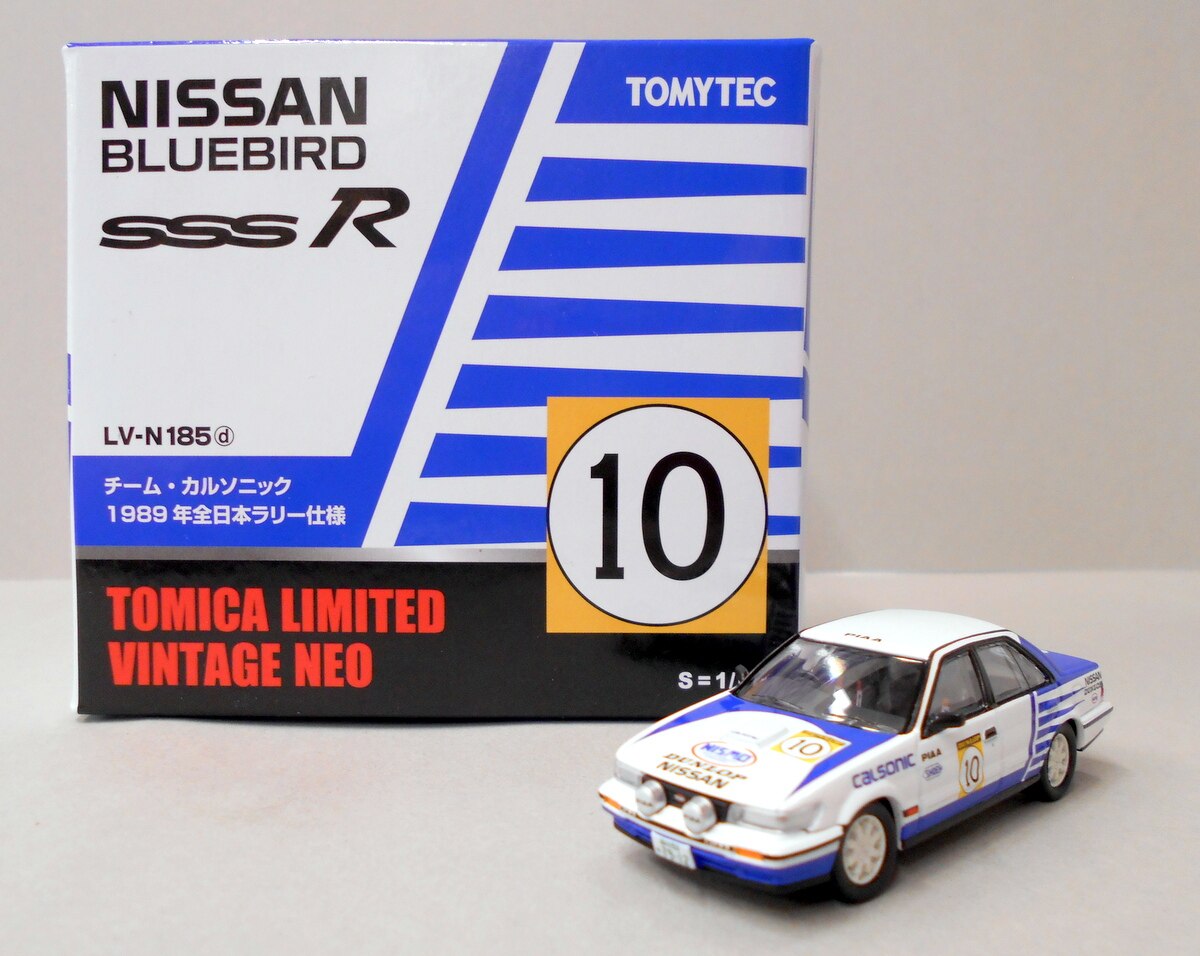 Tomytec Tomica Limited Vintage NEO Bluebird SSS-R (Calsonic # 10 