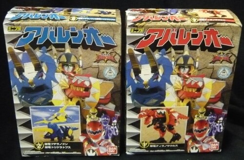 バンダイ ミニプラ 爆竜戦隊アバレンジャー 全2種セット アバレンオー