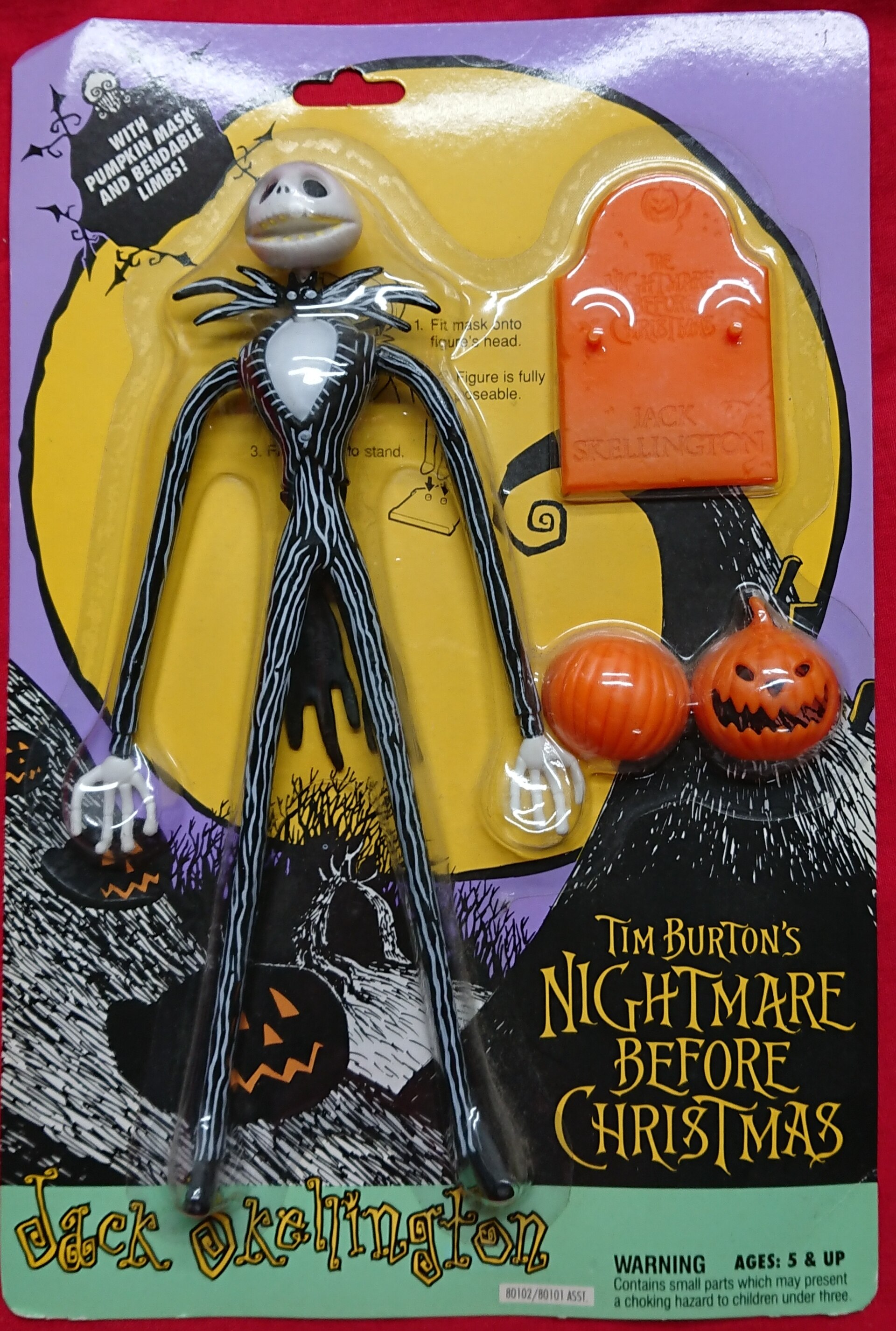 Hasbro ベンダブルフィギュア ナイトメアビフォアクリスマス ジャック スケリントン Jack Skellington まんだらけ Mandarake