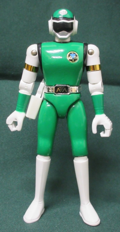 mandarake | bandai chogokin / flashman supernova flash man green