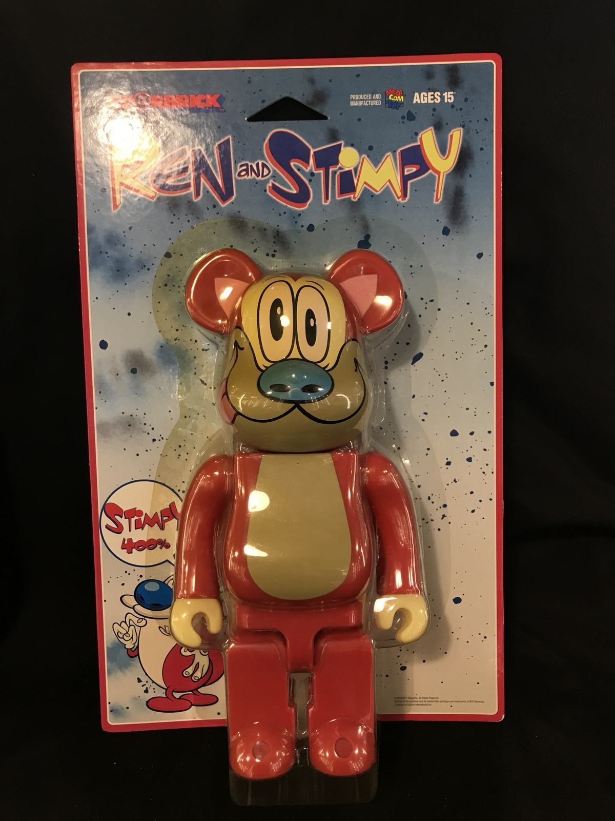 Bearbrick Stimpy 400% www.krzysztofbialy.com