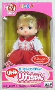 リトルリカちゃん 4代目(白×赤)