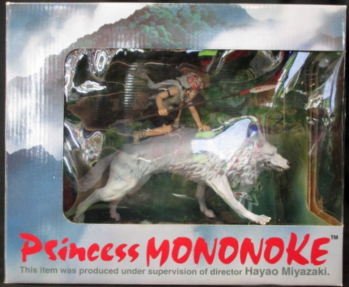 コミニカ スタジオジブリ もののけ姫イメージモデルコレクション Princess Mononoke サン 犬神 開封 ウインドウ 箱イタミ まんだらけ Mandarake