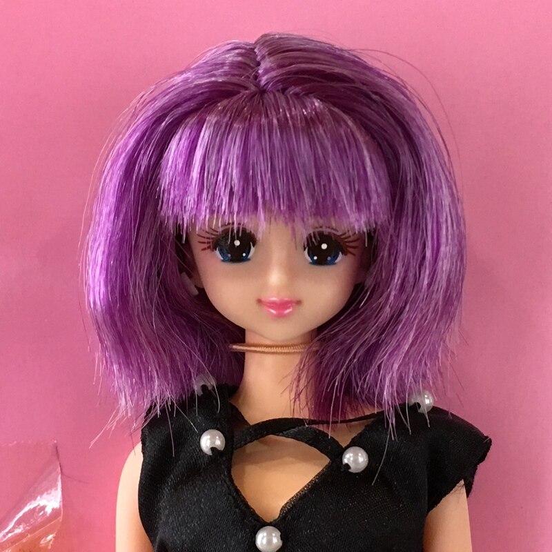 ♥箱無し・新品♥　リカちゃんキャッスルマリーン　着物マリーン黒蝶ピンクシャドー タカラ リカちゃんキャッスル ジェニーフレンズ マリーン 紫髪
