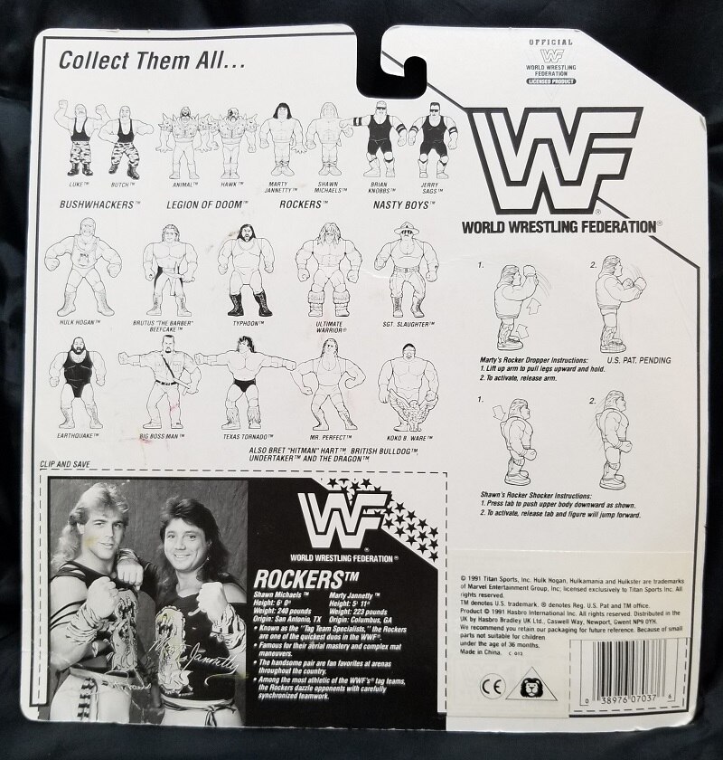 HASBRO WWF ザ・ロッカーズ ショーン・マイケルズ マーティ