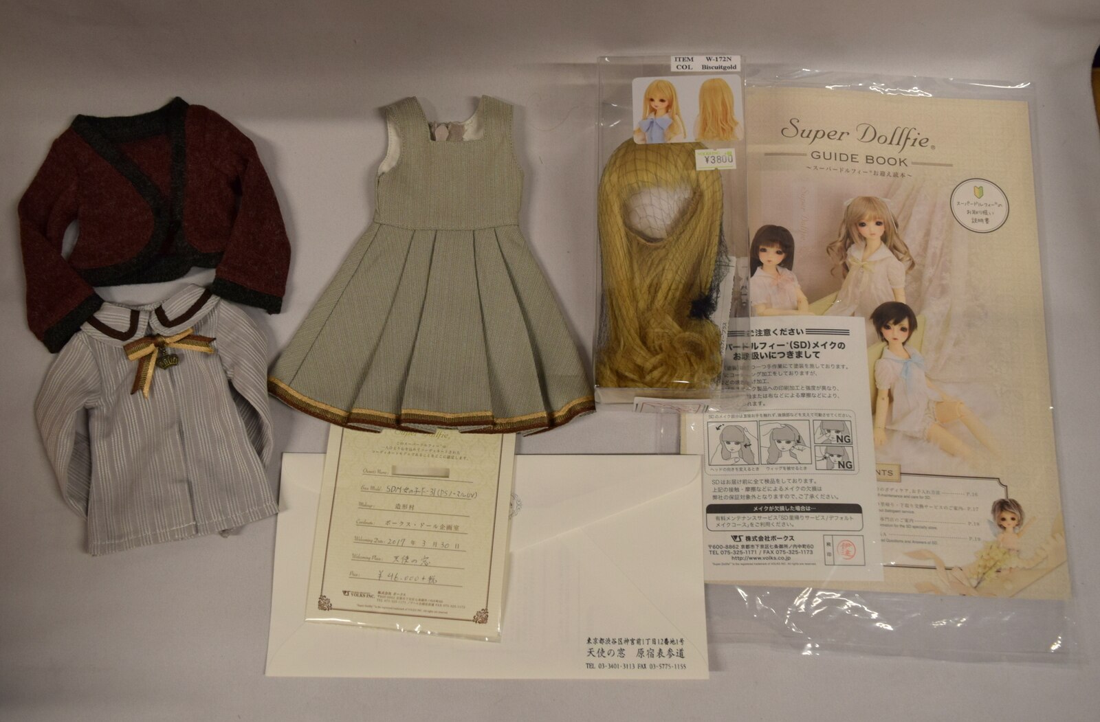 ボークス コーディネートモデル SDM女の子 F-31 ノーマル肌 
