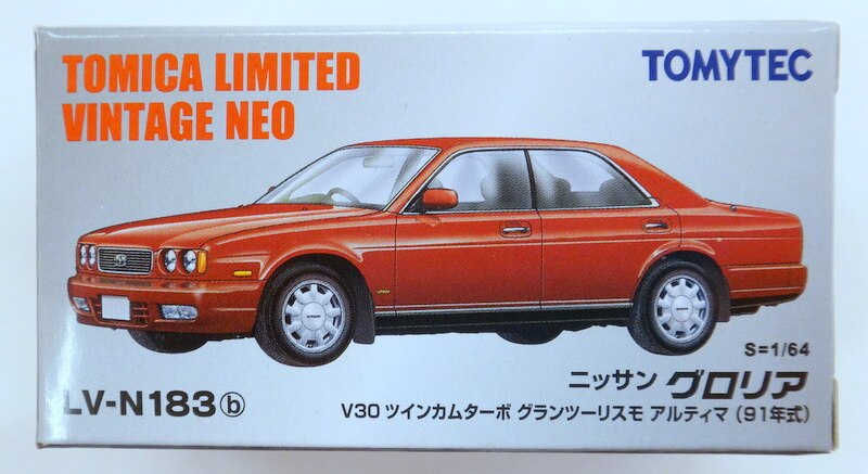 Tomytec Tomica Limited Vintage Neo Nissan Gloria V30 Twin Cam Turbo Gran Turismo Altima 1991 Type Red Lv N1b Mandarake Online Shop
