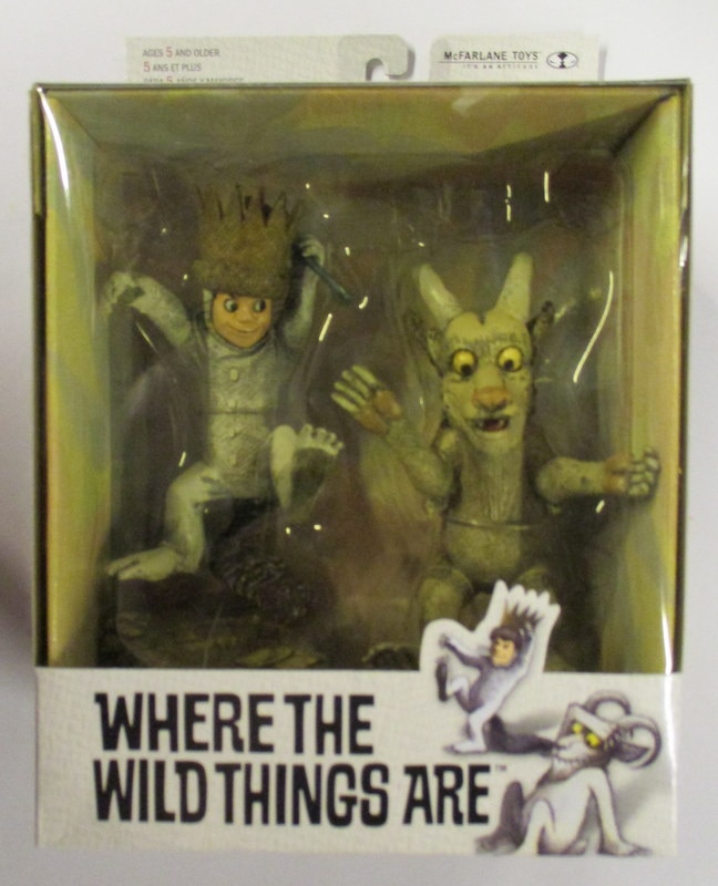 McFARLANE TOYS STORYBOOK FIGURES WHERE THE WILD THINGS ARE