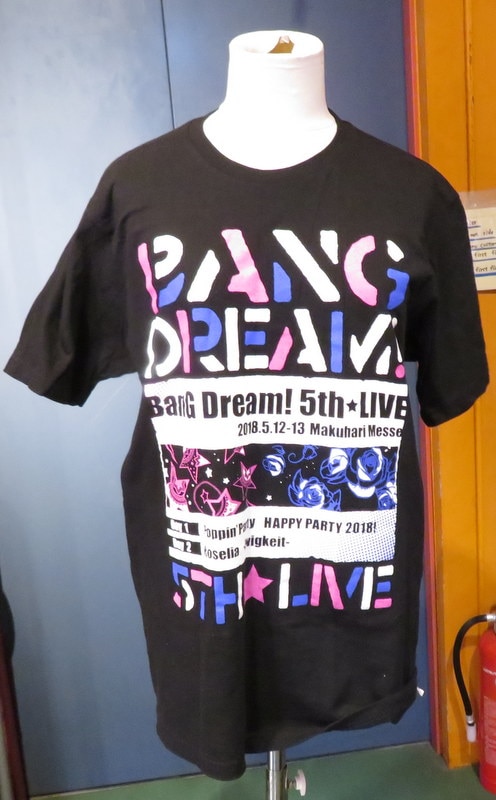 Bang Dream バンドリ ガールズバンドパーティー Tシャツ 5th Live ライブ 幕張メッセ Poppin Party ポピパ Roselia ロゼリア サイズl まんだらけ Mandarake