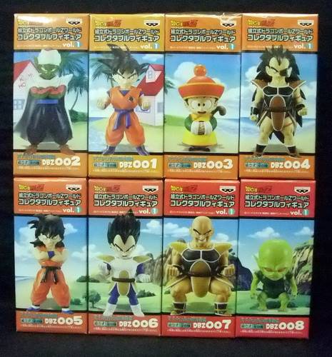 バンプレスト/ドラゴンボールZ ［組立式ドラゴンボールZワールドコレクタブルフィギュアvol.01/天下分け目の超決戦 全8種セット］ | まんだらけ  Mandarake