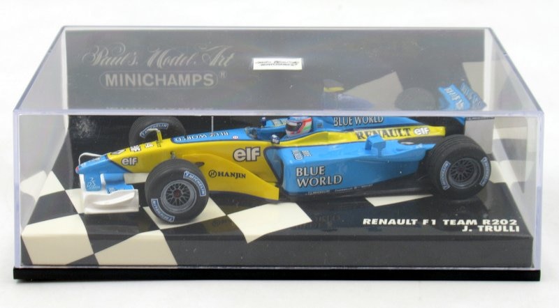Paul\'sModelArt 1/43MINICHAMPS 400020014 Renault F1 Team R202 J.TRULLI #14