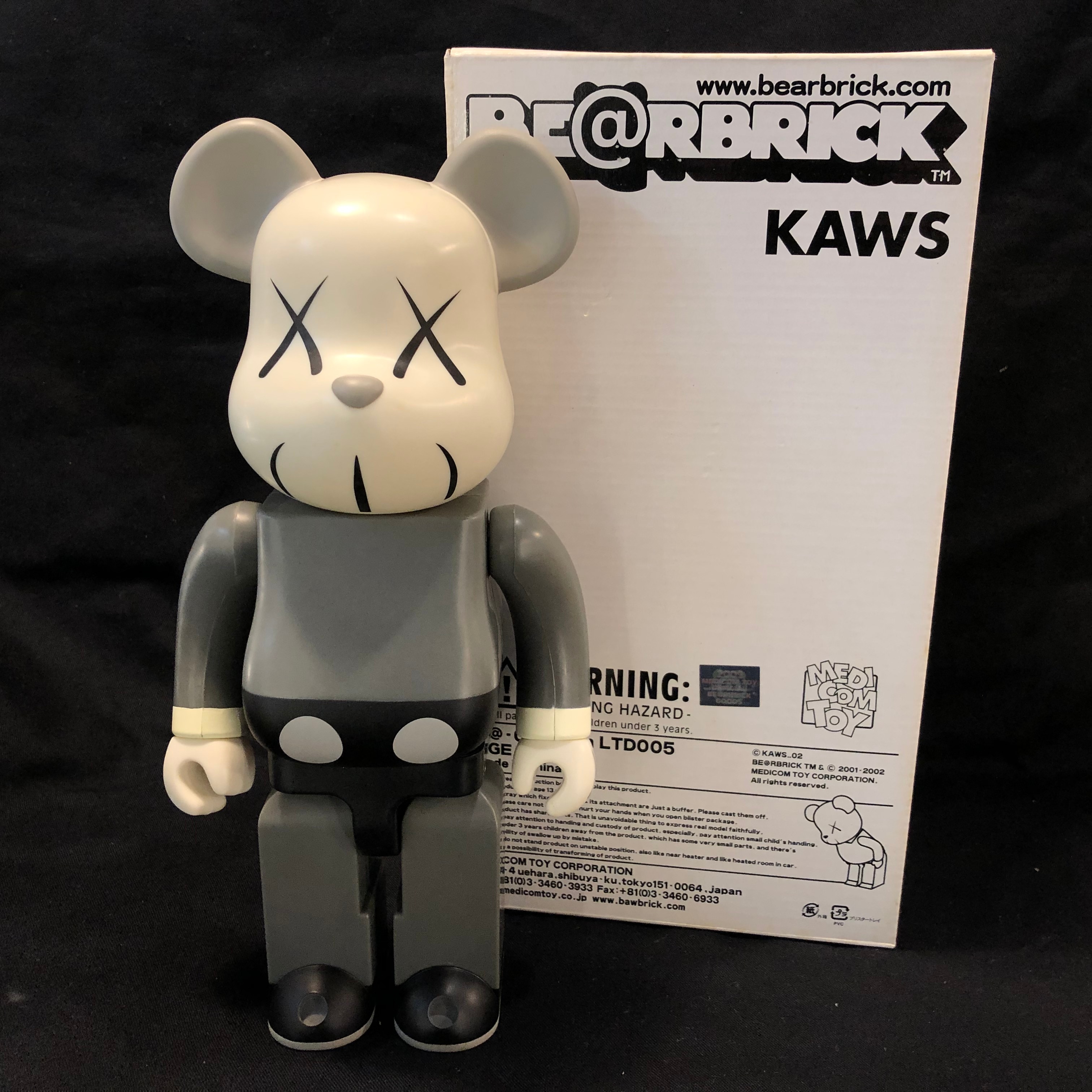 BE@BRICK×KAWS 2002 400% 1st MEDICOM TOY