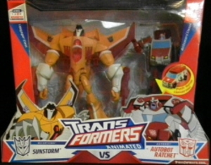 ANIMATED SUNSTORM vs AUTOBOT RATCHET