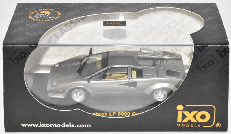 Lamborghini Countach LP5000 Quattrovalvole 1988 – Ixo 1/43, Miniature Neuve Sous Blister
