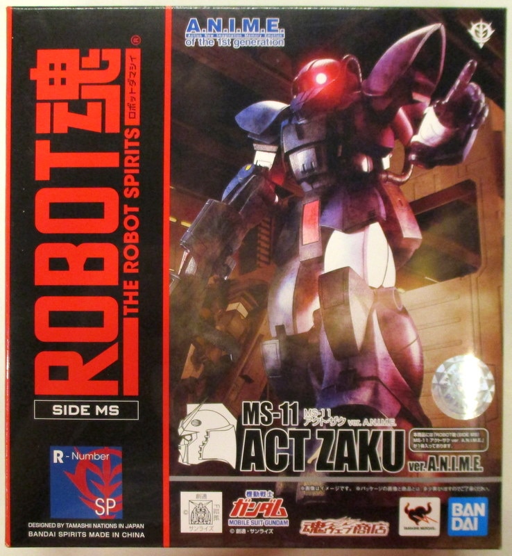 Bandai The Robot Spirits Mobile Suit Gundam Ms 11 Act Zaku Ver An Ime Mandarake Online Shop
