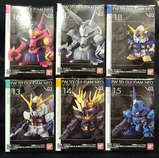 Bandai Fw Sd Gundam Neo 03 Complete 6 Type Set Mandarake Online Shop