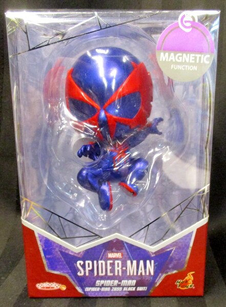 Hot Toys COSB623 COSBABY Marvel Spider-Man 2099 BLACK Suit Bobble-Head Doll 