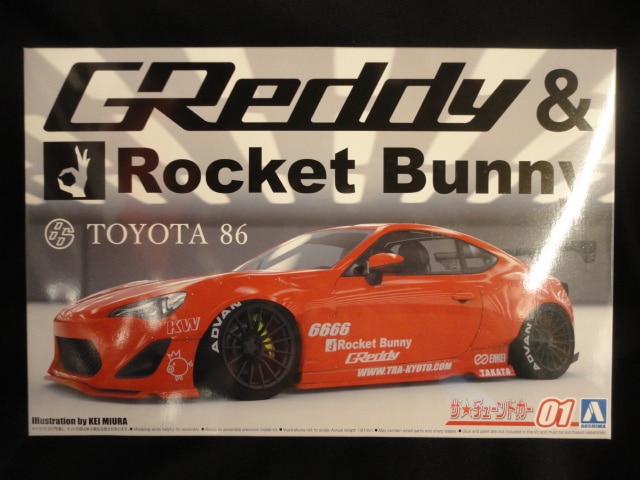 アオシマ 1/24 ザ・チューンドカー ZN6 TOYOTA 86 `12 GREDDY&ROCKET