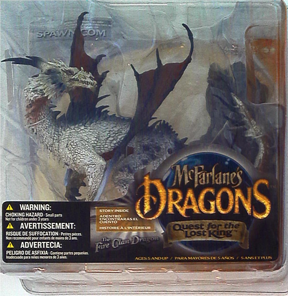 toys mcfarlanes mcfarlane dragon s quest for the lost king fire