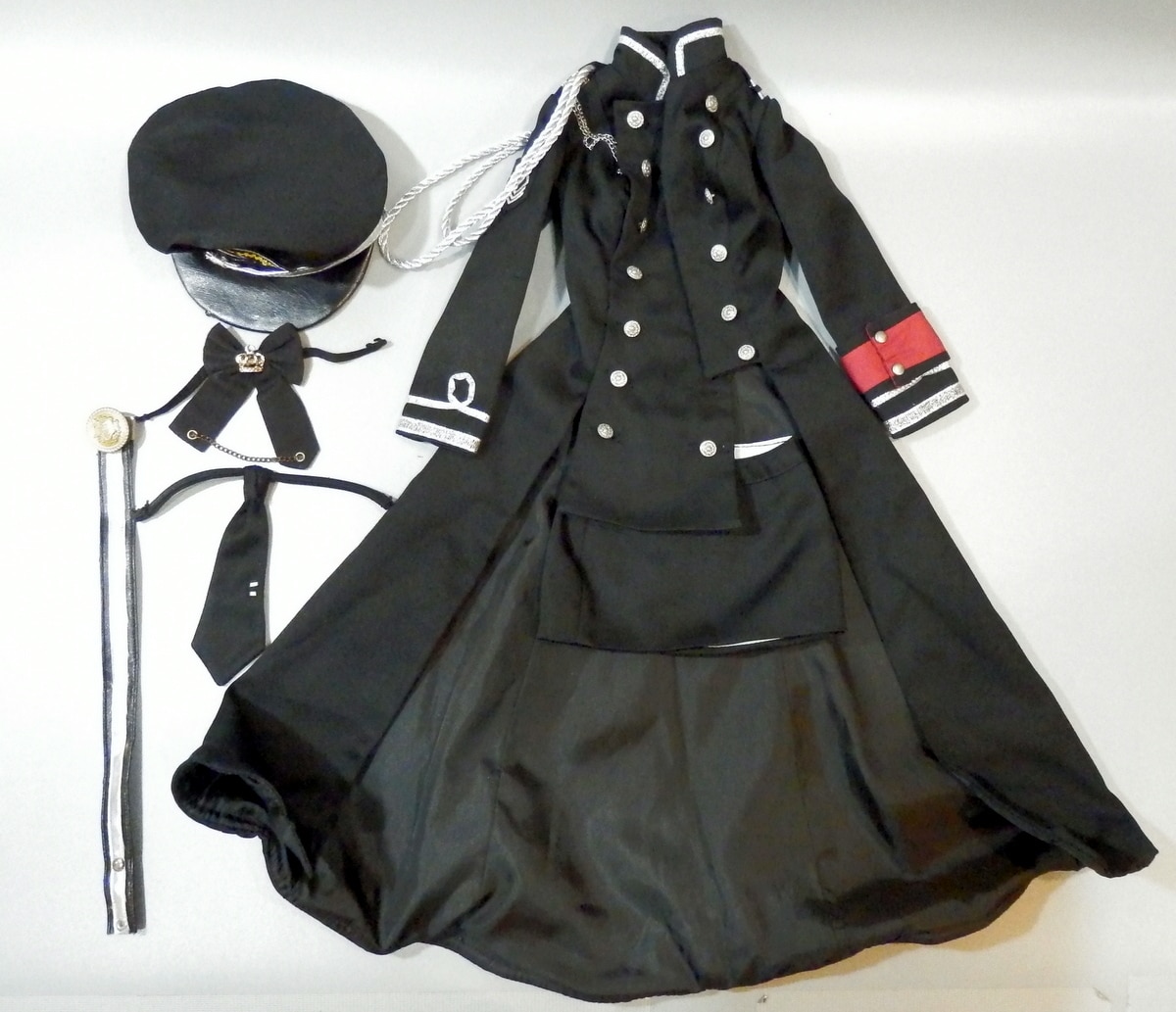 Doll Heart製 SDサイズドール衣装 軍服風衣装セット 黒 | まんだらけ 