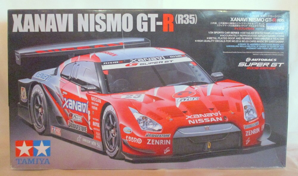 タミヤ 1/24 スポーツカーシリーズNo.308 XANAVI NISMO GT-R(R35