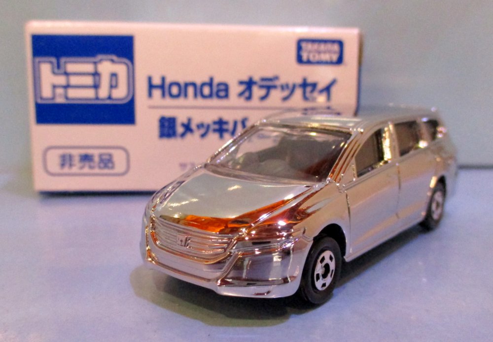 タカラトミー トミカ中国製/非売品 Honda オデッセイ 銀メッキ