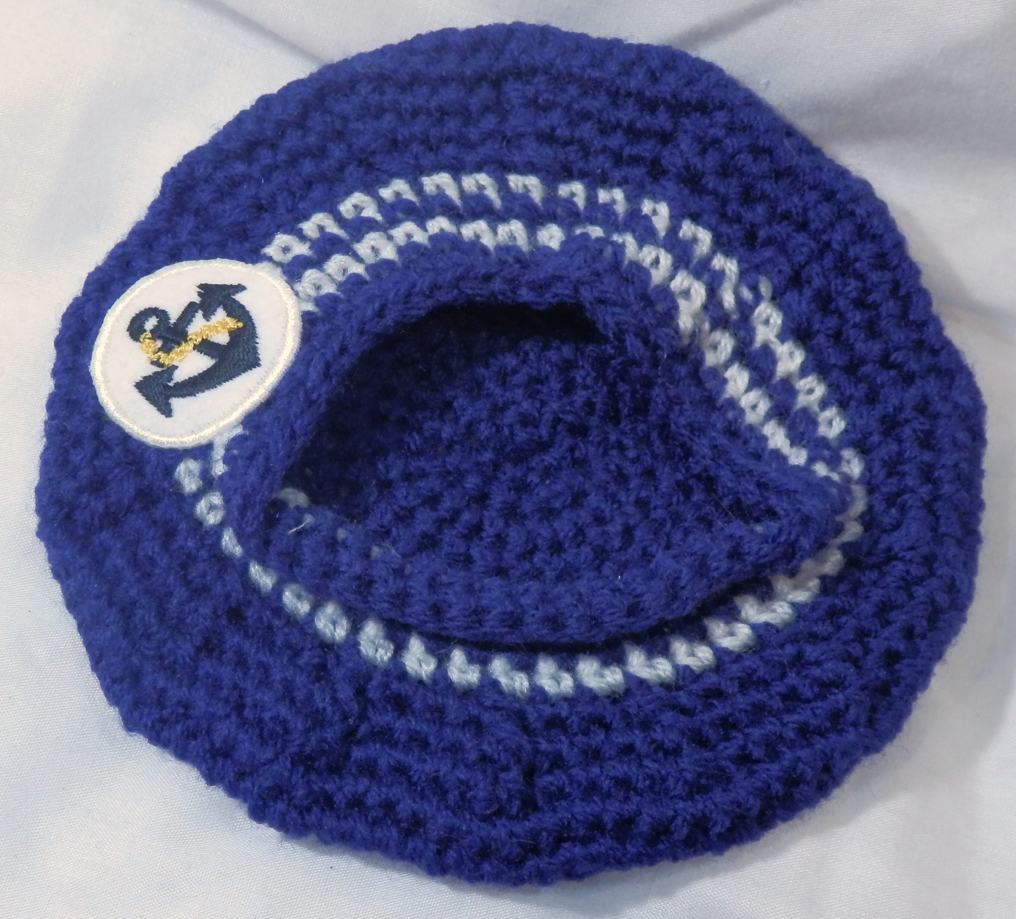 mandarake | neo blythe size doll outfit marine knit hat and blue