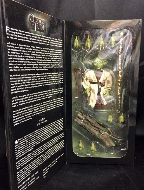 sideshow - 1/6 scale figure star wars yoda / jedi mentor 1 2