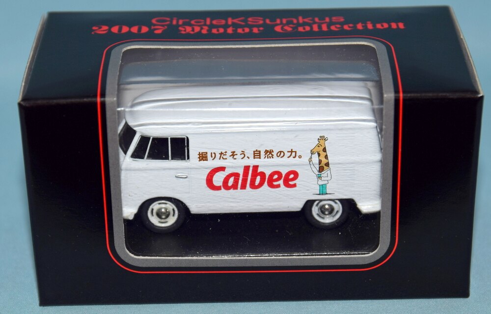 京商 1/64 サークルKサンクス限定 Calbee 白 VW T1/2007ウインター