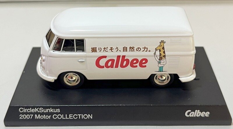 Kyosho 1/64 Circle K Sunkus 2007 Motor Collection Calbee White VW