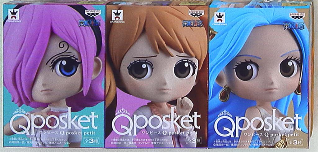 中古フィギュア 全3種セット 「ワンピース」 Q posket petit NEW