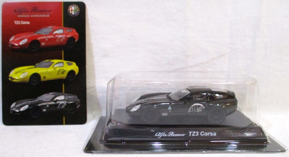 京商 1/64 アルファロメオ ミニカーコレクション3 TZ3 Corsa (ブラック