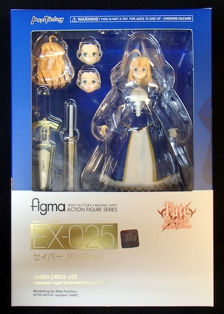 FROM JAPAN figma EX-025 Saber Dress Ver Fate/stay night Max Factory 