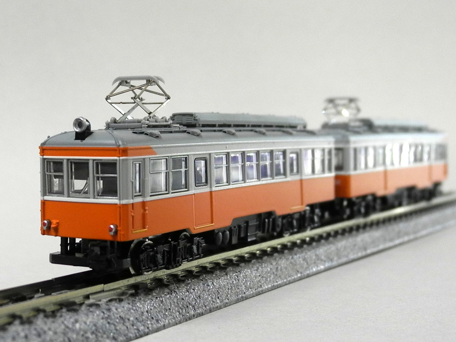 Nゲージ 箱根登山鉄道モハ1形標準塗装2輌セット(MODEMO) - 鉄道模型