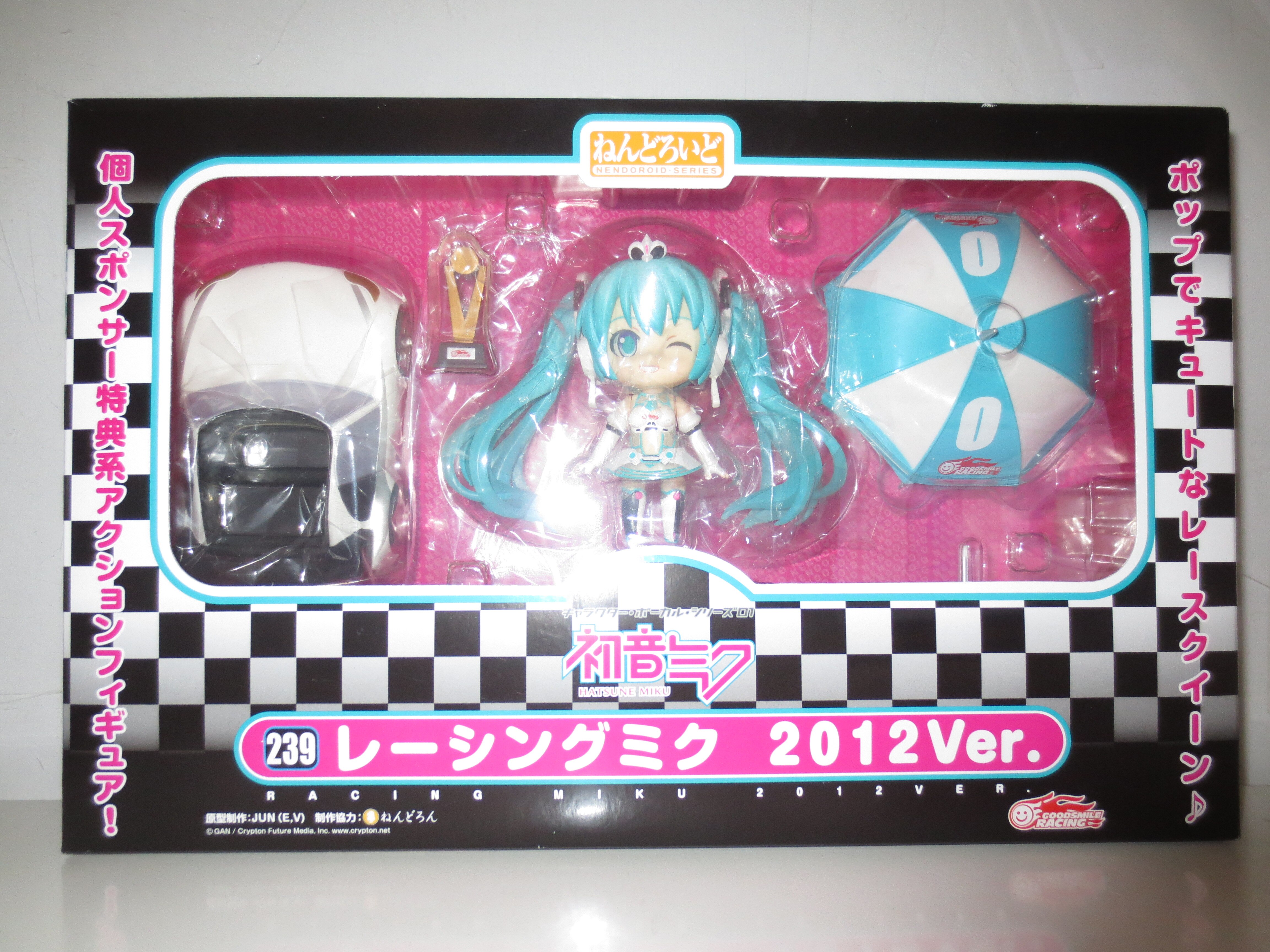 グッドスマイルカンパニー ねんどろいど ボーカロイド レーシングミク 12ver ステッカー付き 未開封 箱イタミ まんだらけ Mandarake