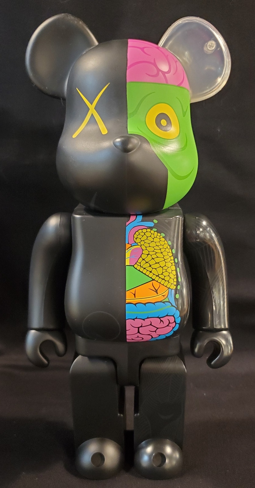 medicomtoyberbrickbearbrickkawscompanionmanikin3rdblackblackbox