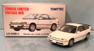 TOMICA LIMITED VINTAGE NEO HondaバラードスポーツCR-X Si (85年式)(白) LV-N35c