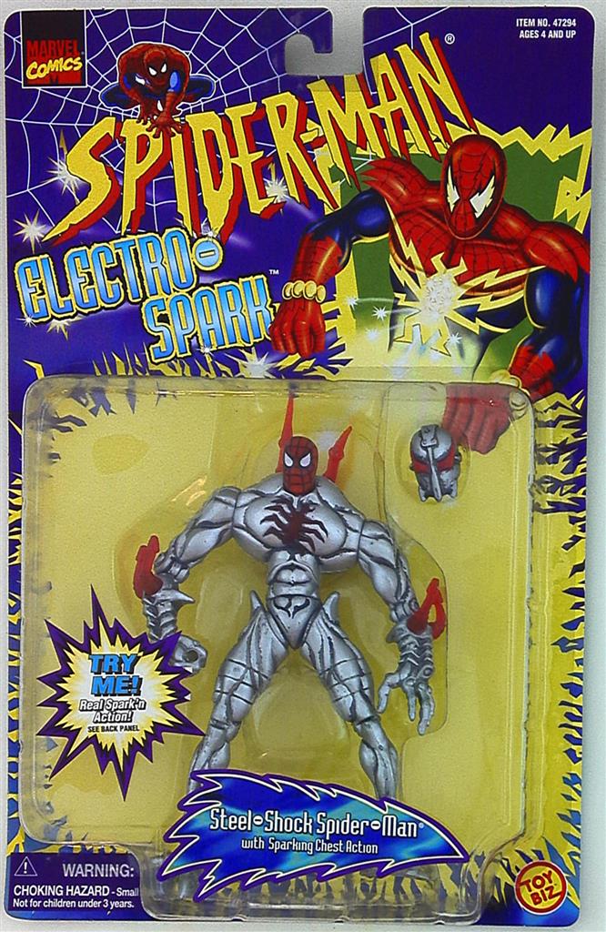 Steel Shock Spiderman スパイダーマンフィギュア