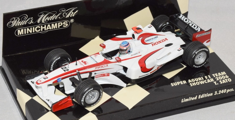 PAUL'S MODEL ART 1/43 Minichamps Super Auguri F1 Team Showcar 2006