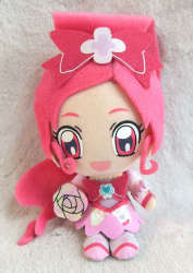 A lovely プリキュア Meigurumi flower arrangement motif 