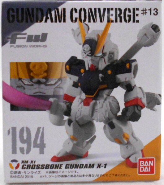バンダイ Fw Gundam Converge 機動戦士ガンダム 194 クロスボーンガンダムx1改 13 Crossbone Gundam X 1 13 まんだらけ Mandarake